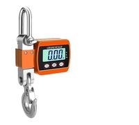 1100lb/500Kg Mini Handheld Digital Industrial Hanging Crane Scale with Hook Electronic Weighing for Farm Fishing Outdoor Craftsmen or Workers(Nero)