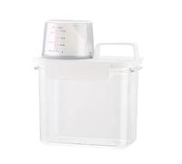 1100ML/1800ML/2300Ml Airtight Laundry Detergent Powder Storage Box Jar Bleach Container Large Capacity Measuring Cup(1100ML)