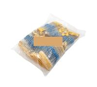 1100PCS 1/2W 1M Metal Film Resistor Assorted Kit 1R 2.2R 3.3R 4.7R 100R 100K 470K 10M 1M 2M Ohms Metal Film Resistors Set BIANMTSW