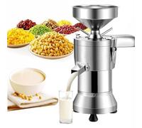 1100W Commercial Soybean Milk Machine with Slag Separation, 25KG/H Stainless Steel Automatic Soy Milk Grinder, Ideals for Restaurants, Canteens, and Small Food Processing Facilities, 110V