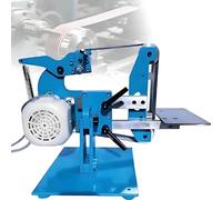 1100W Electric Belt Sander, 915x50mm Polishing Grinding Machine for Vertical and Horizontal Dual Use, Knife Sharpener Polisher with 5 Sanding Belts