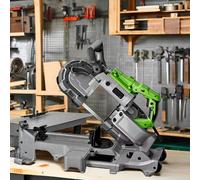 1100w Metal Cutting Band Saw,Removable Base,0-90° Adjustable Angle,6 Speeds,Led Light,Spare Blade