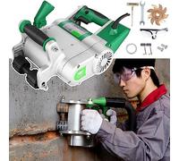 1100W Wall Chaser,Wall Line Slot Machine,Adjustable Groove Depth,Concrete Cutter & Notcher Floor Wall Groove Cutting Machine Grooving Construction Tool Set (Color : 25mm)