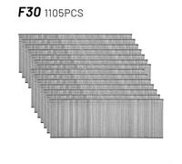 1105-pie Brad Nail Set For Diy Home Projts, Woodworking, Furniture Assembly, Gardening - F15/f20/f25/f30 Straight Nails, Stainless Steel, Silver(F30)