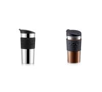 11068-01 Vacuum Travel Mug, 0.35 L - Small, Black & 11103-01S Travel Mug, Black, 0.35 litre