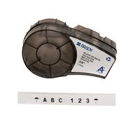 Brady Polyester Tape for BMP21-PLUS; BMP21-LAB; BMP21, 9.53 mm x 6.40 m, Black on White