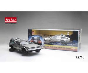 110921 BACK TO THE FUTURE 2 DE Lorean Die-Cast 1:18 Scale Model