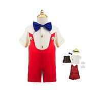 (110cm/43.31in) Adventures Of The Pinocchio Cosplay Costume Sixpiece Set Party Kids Halloween
