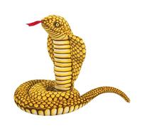 110cm Giant Snake Stuffed Animal Plush Toy Long Fake Snake Cobra Cuddly Plush Animals Toy Halloween Prank Decor for for Kids Girls Boys
