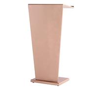 110cm Tall Wooden Lectern Podium Stand, Adjustable Conference Debate Speaker Desk, Modern Standing Reading Pulpit (Color: Color4)