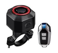 110dB Bike Alarm with Wireless Remote, Anti-Theft Bicycle Alarm System | USB-C Recharge, 3 Volume & 7 Sensitivity Adjustable, IP65 Waterproof for E-Bike, Motorcycle, Scooter, Cart, Trailer