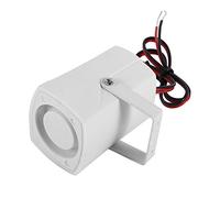 110dB DC 12V Electronic Wired Alarm Siren Horn, Heat Resistant & Anti-Seismic Single Car Break In Deterrent, Vehicle Security Sound Alarm System Car Alarms for Theft with Sound