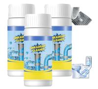 110g Powerful Sink and Drain Cleaner Powder, Pipeline Dredging Agent Powder Drain Cleaner, Multi-functional Fast-Acting Pipe Dredging Agent for Kitchen and Toilet Pipeline Unblocker (3pc)