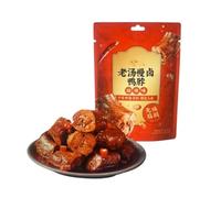110g Sweet and Spicy Braised Duck Neck，Rich in Flavor, with A Succulent and Savory Taste.(4bag)