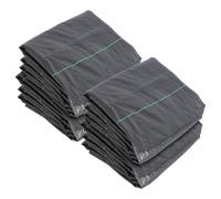 Harbour Housewares 110gsm Weed Control Membrane 2m x 100m Coverage (4 Rolls) Heavy Duty Weed Control Fabric Barrier Ground Cover for Garden, Patios, Flower Beds, Landscaping