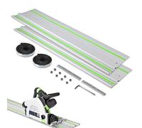 110in Guide Rail Compatible with Festool FS1400/2, 2x55in Rail Kit for TS55 TS75 Track Saw