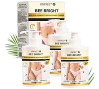 110ml Unpree Bee Bright Kolirin Advanced Brightening Cream, Unpree Bee Brightcream, Professional Wrinkle Firming Multi-purpose Cream, Natural Ingredients, For All Skin Types (3pcs)