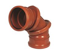 110mm 0-90 Adjustable Bend Double Socket Underground Drainage
