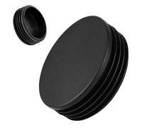 110MM 4" Blanking Cap Soil Waste Pipe Cap Tubing Plug Post End Caps for Underground Drain End Pipe Tubing Chair Cover Fence Furniture Railing Round Plastic Push Fit Blanking Plug Heavy Duty Design
