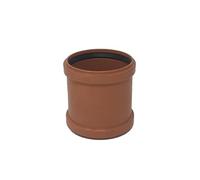 110MM Double Socket Underground Drainage Pipe Coupler - PVC-U Connector for 110MM Sewer Pipe