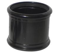110mm Pipe Coupler Black Double Socket Soil & Waste Pipe Fittings 5Pcs