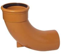 110mm Rest Bend 87.5 Degree Underground Drainage Pipe Fittings Bend Trap Gulley Socket Grid Coupler Perforated Drainage Pipe (Single Socket)