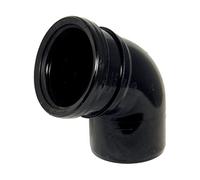 110mm Ring Seal Soil 112.5 Degree Socket to Spigot Bend - Black