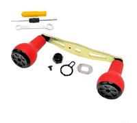 110mm Rocker Arm Handle for Abu for garcia for daiwa S Models(right hand gold red)