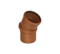 110MM SINGLE SOCKET 0-30° VARIABLE UNDERGROUND DRAINAGE BEND - ADJUSTABLE POLYPROPYLENE FITTING FOR 110MM SEWER PIPE