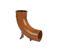 110MM SINGLE SOCKET 87.5° UNDERGROUND DRAINAGE REST BEND - LONG RADIUS PVC-U FITTING FOR SOIL STACK SUPPORT