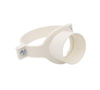 110mm Soil Waste Pipe Slip Coupler - Push-Fit Easy Installation(White,50mm Strap Boss)