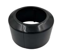 110mm Toilet Pipe Cover Black Split Two-Piece Pan Soil Waste Collar