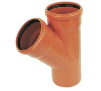 110mm Underground Drainage 45 Degree Double Socket Junction Y Branch TEE