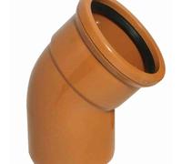 110mm Underground Drainage 45 Degree Single Socket Bend, 110mm drainage fittings, Perforated Drainage Pipe