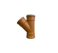 110mm Underground Drainage 45 Degree Triple Socket Junction Y Branch TEE