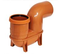 110mm Underground Drainage Low Back P Trap Gulley upvc