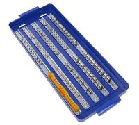 110pc Socket Set Rail/Rack Tray Clips Tool Box Storage 1/4" / 3/8" and 1/2" AN051