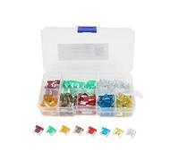 110Pcs 5A 7.5A 10A 15A 20A 25A 30A 40A Auto Car Truck Low Mini Blade Type Fuse Kit Protected circuits