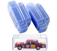 110PCS Display Case for Hot Wheels, Bulk 1:64 Model Cars Storage & Protection, Fits Matchbox/Auto World, Dustproof Scratch-Resistant Showcase Organizer, Stackable Display Bin(3.3"×1.2"×1.6")