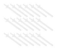 110pcs Disposable Nose Wax Applicator Sticks Pp White