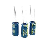 110pcs/lot 1500uf16V High-frequency Low-impedance Aluminum Electrolytic Capacitor Size 10 * 20MM 16V 1500uf 20% AUOQKQUT