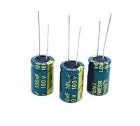 110pcs/lot 160v 100UF Low ESR/Impedance High Frequency Aluminum Electrolytic Capacitor Size 13 * 20 100UF 20% 160V100uF EKFBQBGW