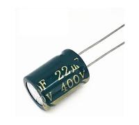 110pcs/lot 22UF high frequency low impedance 400V 22UF aluminum electrolytic capacitor size 10 * 17mm T22 20% ICXLPMC
