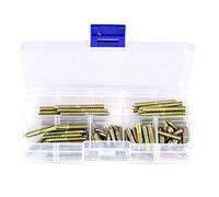 110pcs M4 Hanger Bolts Dowel Screw Double Ended Screw Bolts Woodworking Furniture Connector Hanger Bolt 4 * 16/20/25/30/35/40mm