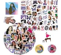 110PCS Olivia Team Cartoon Stickers - Mixed Colorful Pack for Teens Adults, Skateboard, Bike, Water Bottle Decor, Sports - Vinyl Waterproof Decals