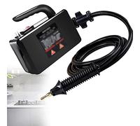 110V/220V High Pressure Steam Cleaner,2600W Handheld High Temp Cleaning Machine,Tankless and Heavy Duty for Home Use Grout Tile Kitchen Grease Car,Black-220V