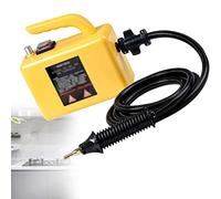 110V/220V High Pressure Steam Cleaner,2600W Handheld High Temp Cleaning Machine,Tankless and Heavy Duty for Home Use Grout Tile Kitchen Grease Car,Yellow-110V