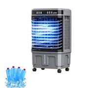 110V 4-in-1 Evaporative Air Cooler - 350,000 M³/h, 20L Tank, 120 Oscillation, 3 Speeds, Timer & Remote, Portable AC Fan for Home and Office(B)