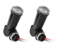 110V Automatic Lighting Sensor Switch 2 Pack with Photocell Control and Weather-Resistant PC Housing for Light-Activated Energy Saving Controller with 30-120 Second Hold Function