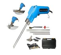 110V Electric Hot Foam Cutter Knife Grooving Wire Styrofoam Engraving Tool Kit Blade Slotting Board DIY Sculpture (Full set)